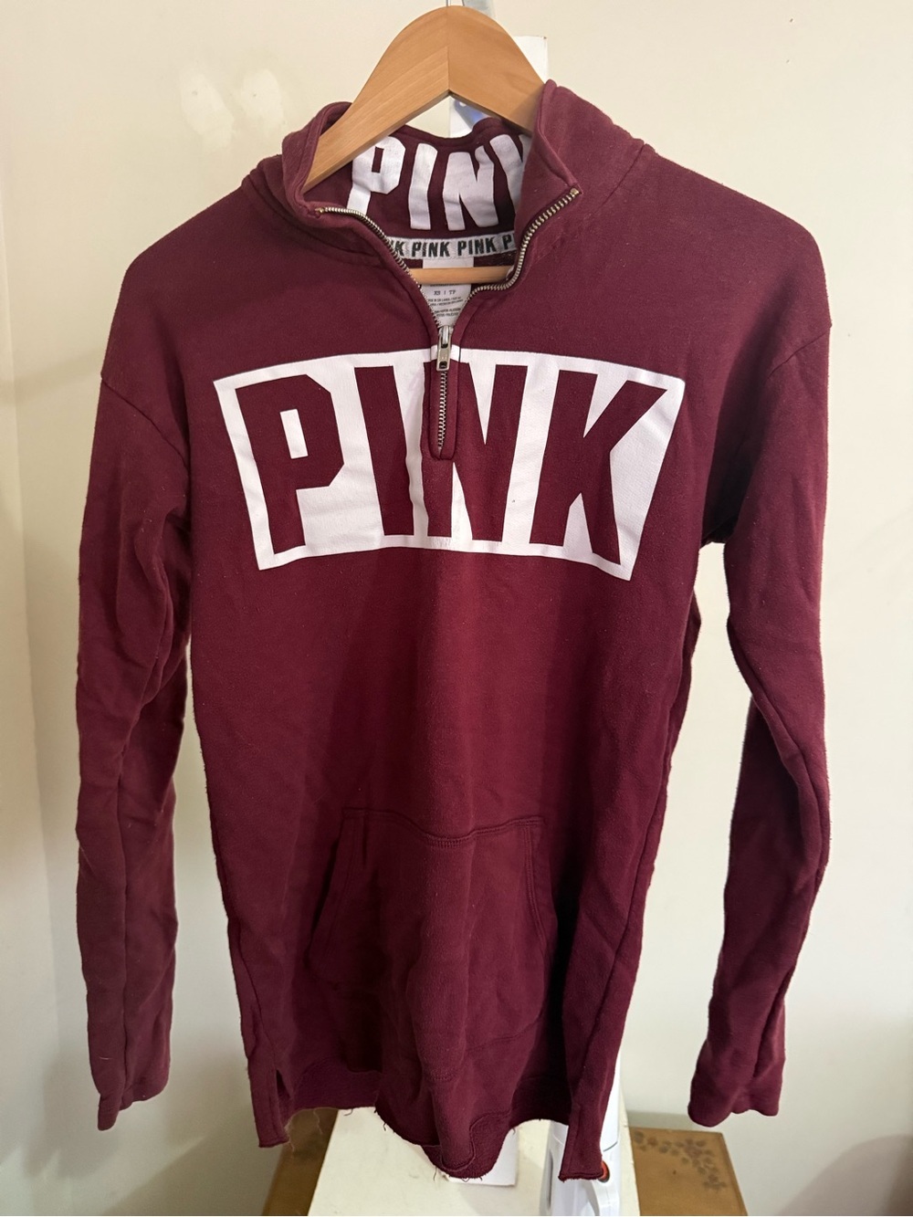 Victoria's Secret PINK 1/4 Zip Sweatshirt